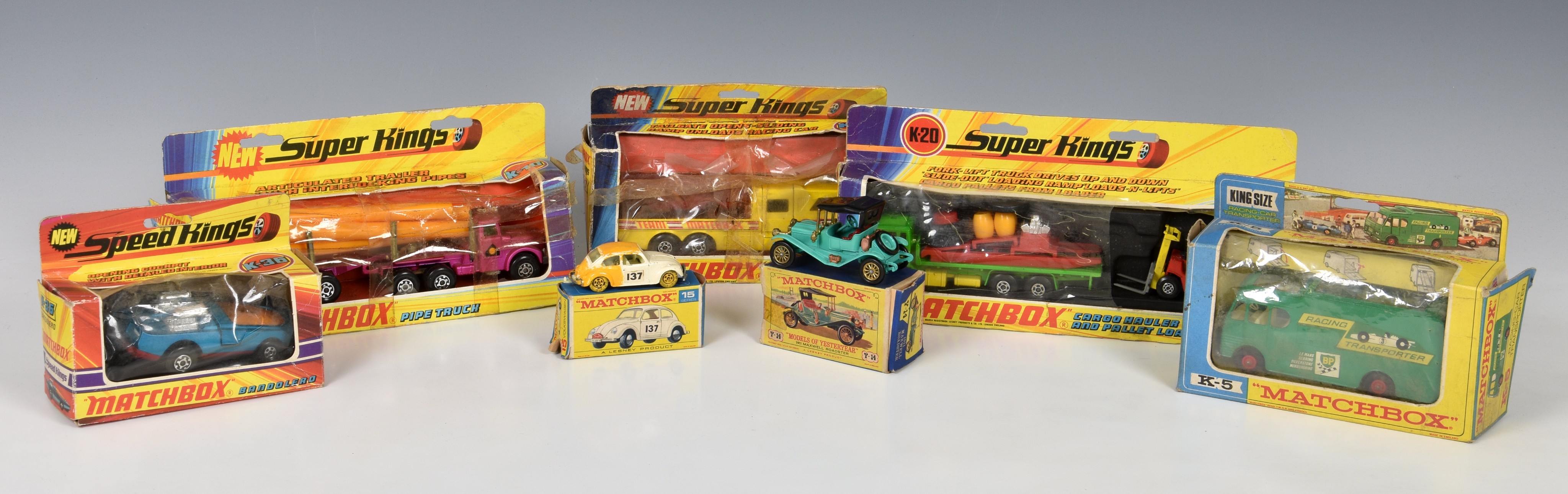 A collection of Matchbox Super / Speed Kings and other series die-cast models to include Racing