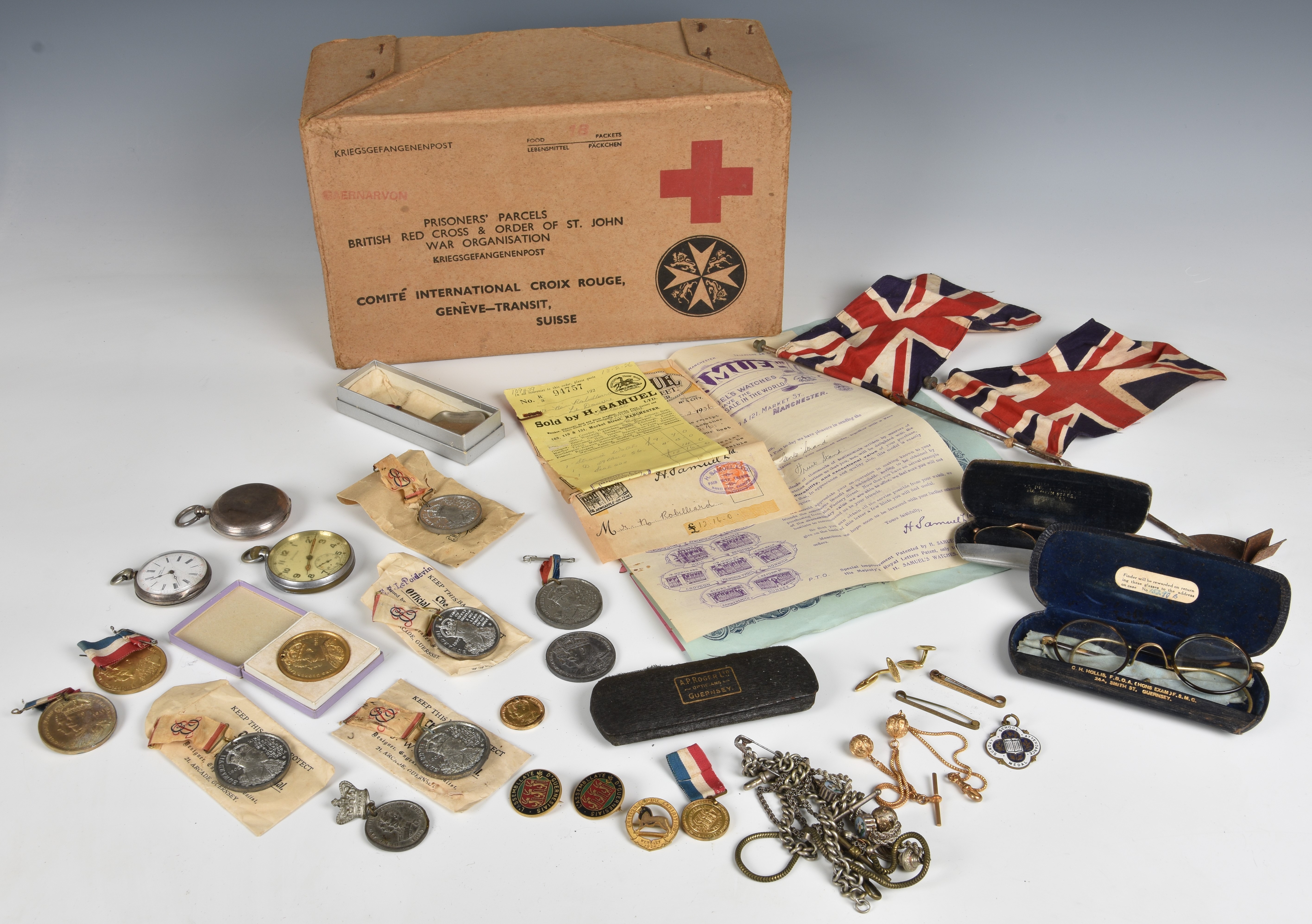 Guernsey German Occupation interest - Ephemera - collectables etc to include a Red Cross parcel, - Image 3 of 4