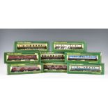 Replica Railways - eight OO gauge boxed Passenger Coaches to include 2 x 12041, 12163, 12164, 12165,