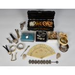 A collection of vintage and modern costume jewellery and watches etc.