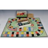 1930s boxed Totopoly board game by Waddington’s originally published in 1938, with accompanying