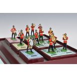 A Boxed Britains 1996 Collectors Club 'The Sherwood Foresters Regimental Band' twelve piece, boxed.