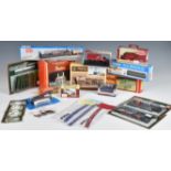 A collection of boxed OO Gauge accessories & vehicles including a Hornby R525 Branch Line Station;