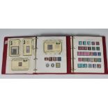 Philately interest - Two Stanley Gibbons mint stamp albums 1850's through to 1980's some earlier