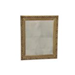 A giltwood rectangular mirror with shell decorated frame, 33 x 39¼in. (83.8 x 99.6cm) frame.