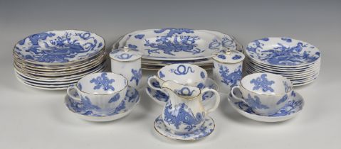 Royal Worcester "Blue Dragon" pattern part tea service