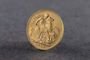 A George V 1923 gold sovereign Perth mint, high grade.