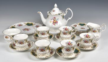 A Royal Albert Berkeley pattern tea service for six