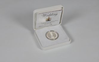 A Royal Mint Prince William and Kate Middleton Royal Wedding Silver Proof Crown £5, number 1196,