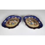 A pair of Limoges serving dishes