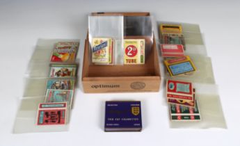 A collection of early to mid 20th century cigarette packets