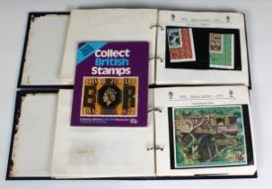 Two presentation albums of mint stamps