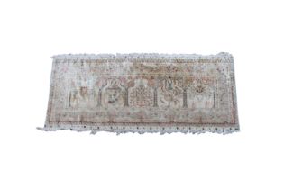 A Turkish Hereke Saf prayer rug, signed