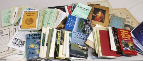 A collection of Channel Island pamphlets and books