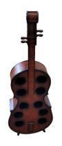 Wine rack in the form of a violin or Double Bass