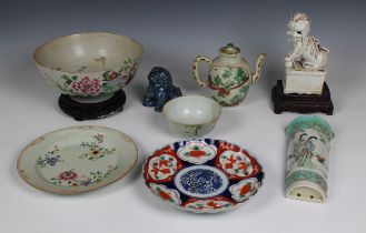 A small collection of 19th & 20th century Chinese porcelain