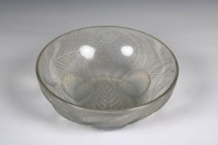 A Rene Lalique "Dahlias No.1" opalescent glass bowl