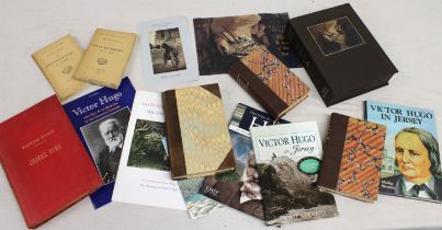 A collection of Victor Hugo related books