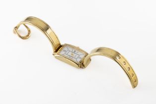 A ladies gold plated Gruen wristwatch