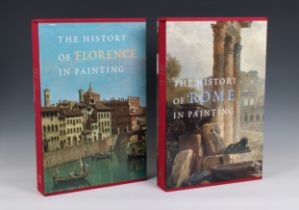 Two large folio books - The History of Rome in paintings & The History of Florence in paintings