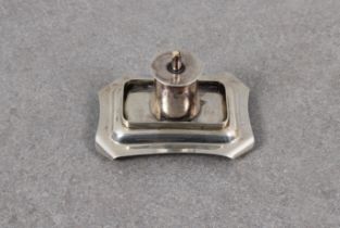 A Victorian silver table cigar lighter