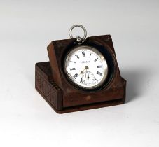 A silver 'Symon's and Sons Launceston' pocket watch