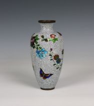 A Japanese cloisonné vase