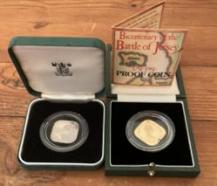 A Bicentenary of the Battle of Jersey 1781-1981 gold proof £1 coin