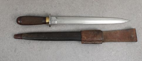 An unusual WWI trench knife made from a 1903 pattern bayonet