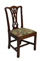 A Georgian mahogany chair