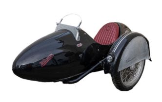 Watsonian "Prescott" sidecar, to fit left hand side of most British motorcycles