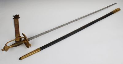 A Victorian court sword