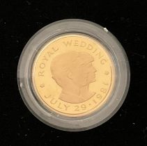 A States of Jersey Royal Wedding £2 22ct gold coin
