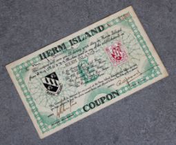 A Herm Island One Pound Coupon