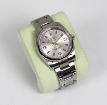 A gents stainless steel Rolex Oyster Perpetual Air King automatic wrist watch 2012