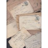 Malaya postal history 1946-7 various correspondence in poor condition