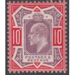 Great Britain Stamps : 1902 10d Dull Purple and Scarlet chalky SG 256 Unmounted mint