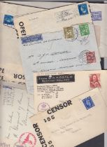 WWII postal history, small batch of covers