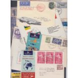 1950's to 70's Airmail covers from various countries