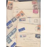 Gold Coast postal history, selection of 21 1950's covers