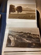 Postcards: Two large boxes of mainly modern cards but some earlier ones noted