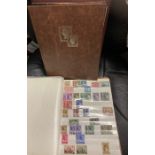 All World accumulation of stamps in four stockbook