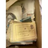 World box with many 100's of postcards covers and airmails