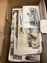 Small box of mixed postcards and covers