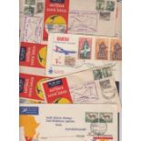 Australia Airmail Covers 1950's and 60's including Quantas (9)