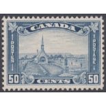 Stamps CANADA-1930 50c Blue. An unmounted mint example SG 302