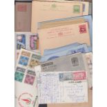 Bermuda postal history QV to QEII, selection of 41 covers including postal stationery, register