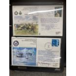 RAF Signed cover collection in special album, complete RAF FF 1 to 40