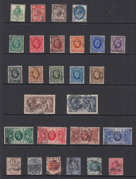 STAMPS : GREAT BRITAIN : Used collection on stock pages 1840 - 1935 - Image 4 of 4