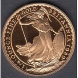Coins : 1989 Britannia two coin Gold Set 1/4oz and 1/10oz fine gold